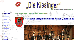 Desktop Screenshot of musikkapelle-kissing.de