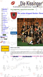 Mobile Screenshot of musikkapelle-kissing.de